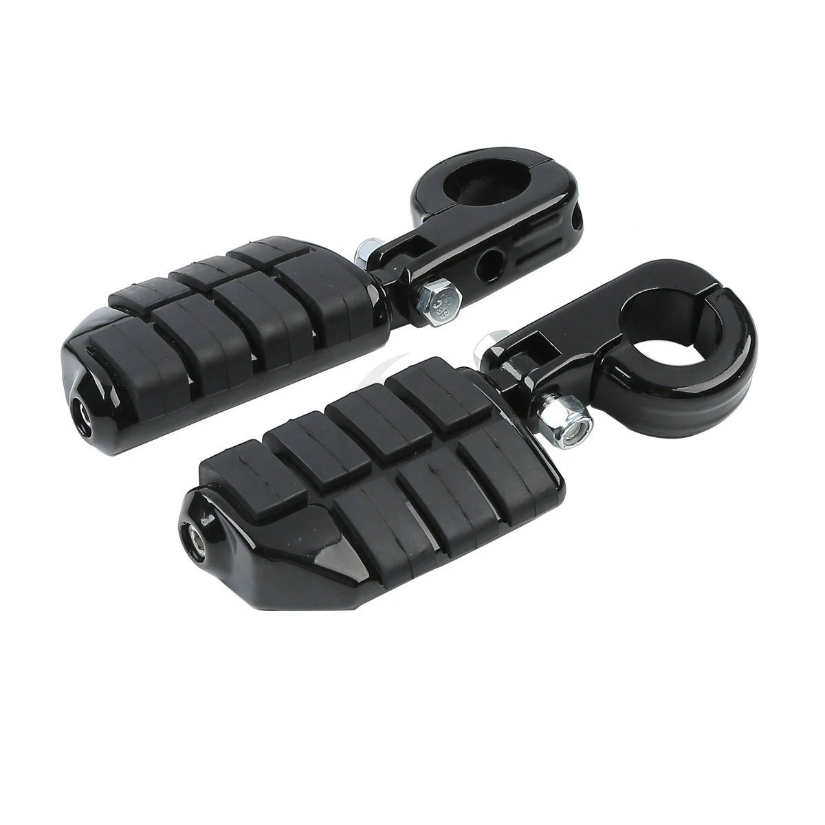 1-1/4" Highway Engine Guards Footpeg Pegs for Honda Yamaha (Fitment Specific)