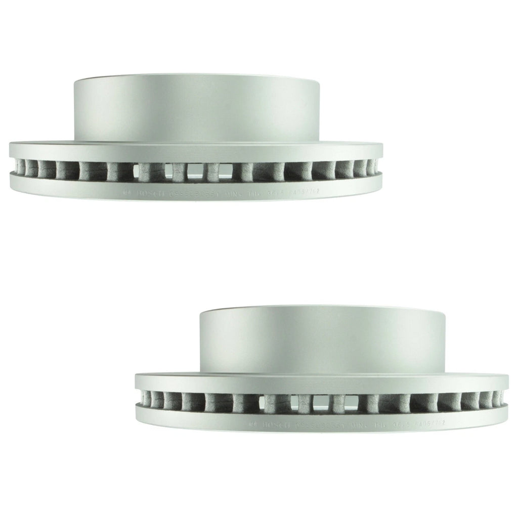 Set of 2 Bosch QuietCast Disc Brake Rotors for Chevrolet GMC (325mm, 8 Lugs)