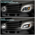 Sequential LED Halo Projector Headlights for Hino 258 268 338 (2006–2017)