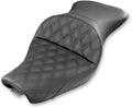 SADDLEMEN Explorer Seat for Harley Davidson XL (2004–2020) - Lattice Stitched