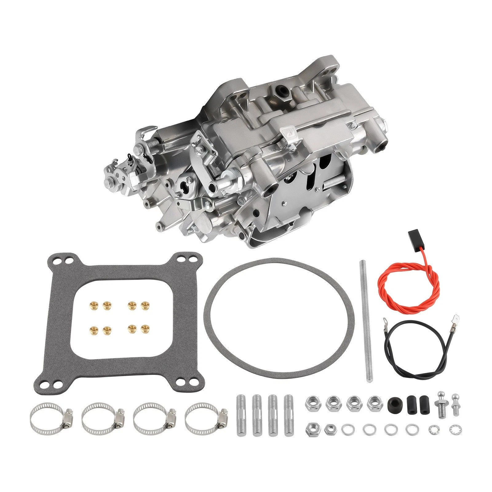 4 Barrel Carburetor 650 CFM Square Flange for 1905 AVS2 Series Manual Choke