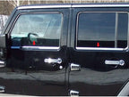 4pc. Luxury FX Chrome Window Sill Trim for 2007-2018 Jeep Wrangler