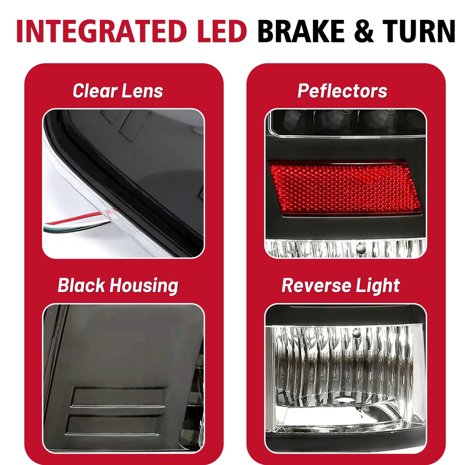 LED Tail Lights for Dodge Ram 1500 2500 3500 (2009-2018)