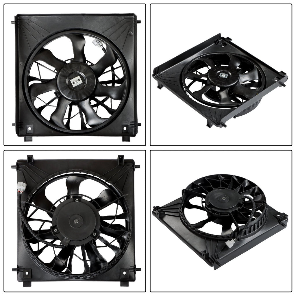 Left Side Radiator Cooling Fan with Shroud for Tesla Model S (2012–2020)