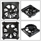 Left Side Radiator Cooling Fan with Shroud for Tesla Model S (2012–2020)
