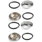 Set of 4 Engine Valve Tappet Adjustment Cover Caps for Honda FourTrax (250-400)