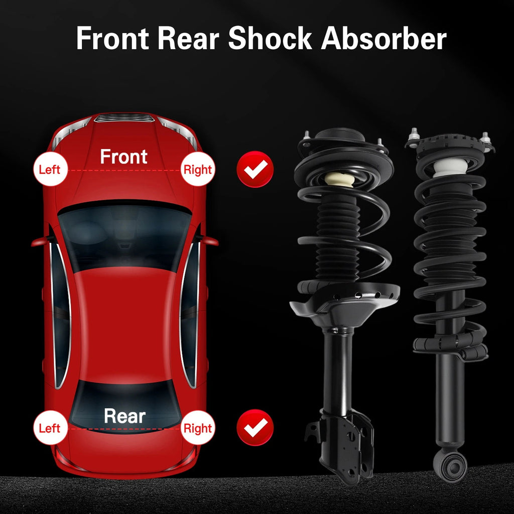 Set of 4 Struts Shocks Assembly for Subaru Outback (2005-2009)