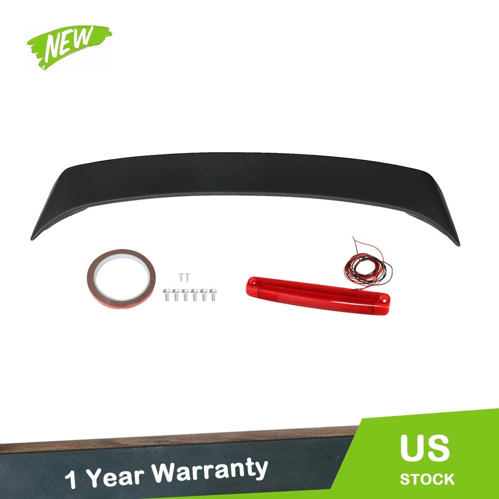 Matte Black Rear Trunk Spoiler Lip for Toyota Corolla (2009–2013)