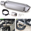 Universal Motorcycle Exhaust Tip Pipe Muffler Slip-on Silencer (38-51mm)
