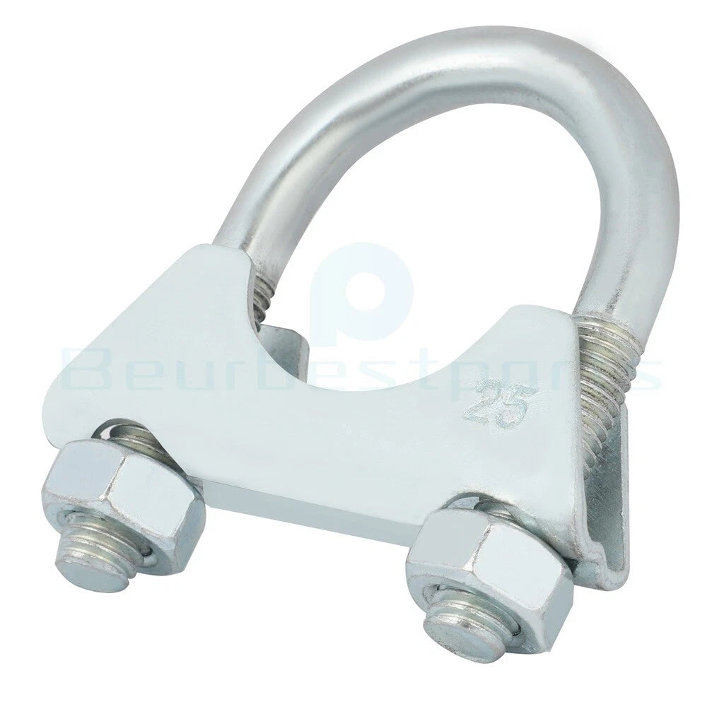 1" U-Bolt Uclamp Muffler Saddle Exhaust Pipe Clamp for Universal