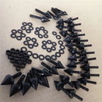 Black Spike Fairing Bolts Kit for Yamaha YZF R6/R6S (2003–2010)