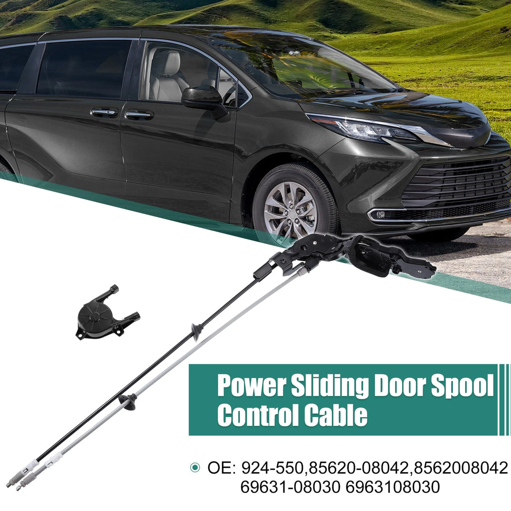 Set of 1 Right Side Power Sliding Door Spool Control Cable for Toyota Sienna (2011–2020)