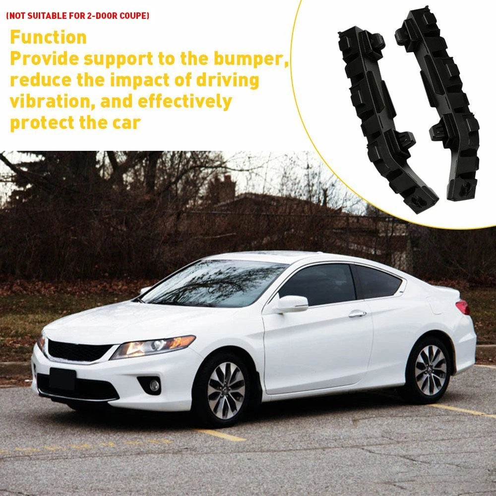 Set of 2 Front Retainer Bumper Bracket Supports for Honda Accord Sedan (2008–2012)
