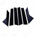6PCS Black Pillar Post Cover Trims for Hyundai Elantra Avante (2021–2023)