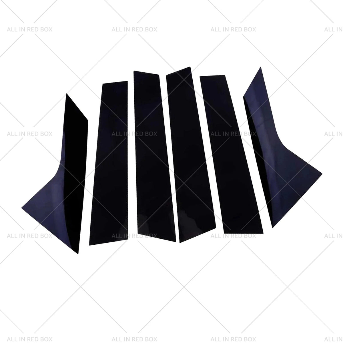 6PCS Black Pillar Post Cover Trims for Hyundai Elantra Avante (2021–2023)
