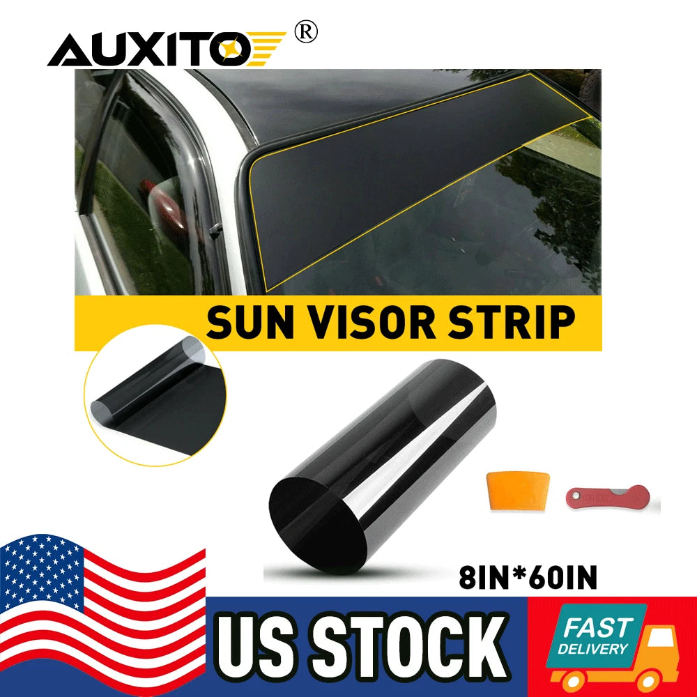 Sun Strip Visor for Universal Windshield (60"x8")
