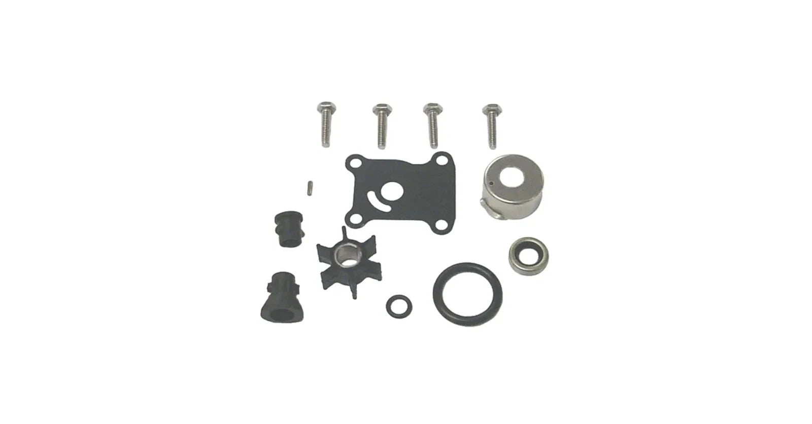 Water Pump Repair Kit for Johnson Evinrude 9.9hp-15hp (391698, EMP 46-02358, 18-3400)