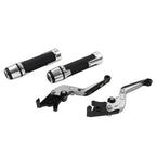 Silver Extendable Brake Clutch Levers Set for Benelli BN302S (2015–2019)