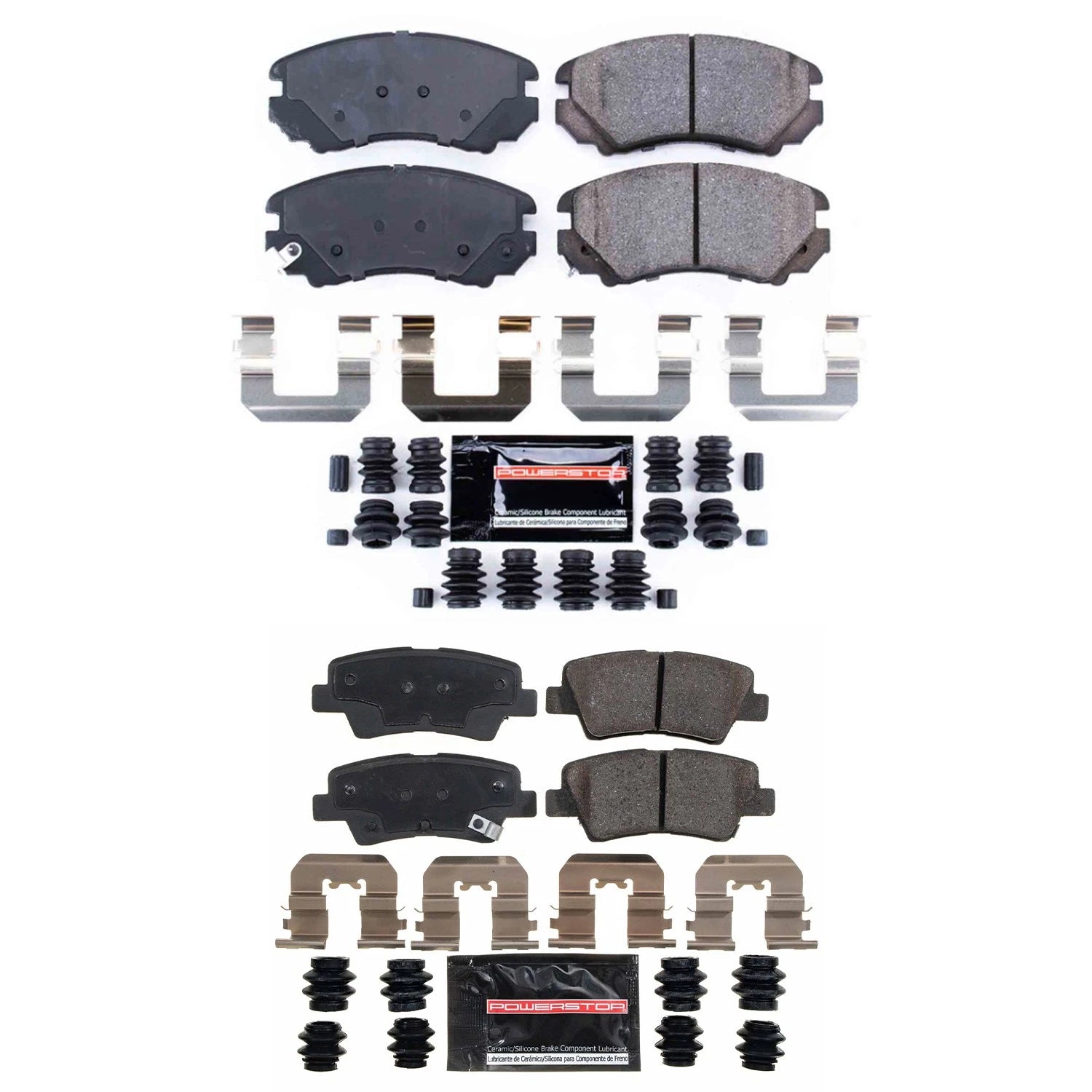 PowerStop Z23 Carbon-Fiber Ceramic Brake Pads Kit for Elantra