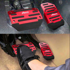 Non-Slip Red Automatic Brake Gas Pedal Foot Pad Cover for Car