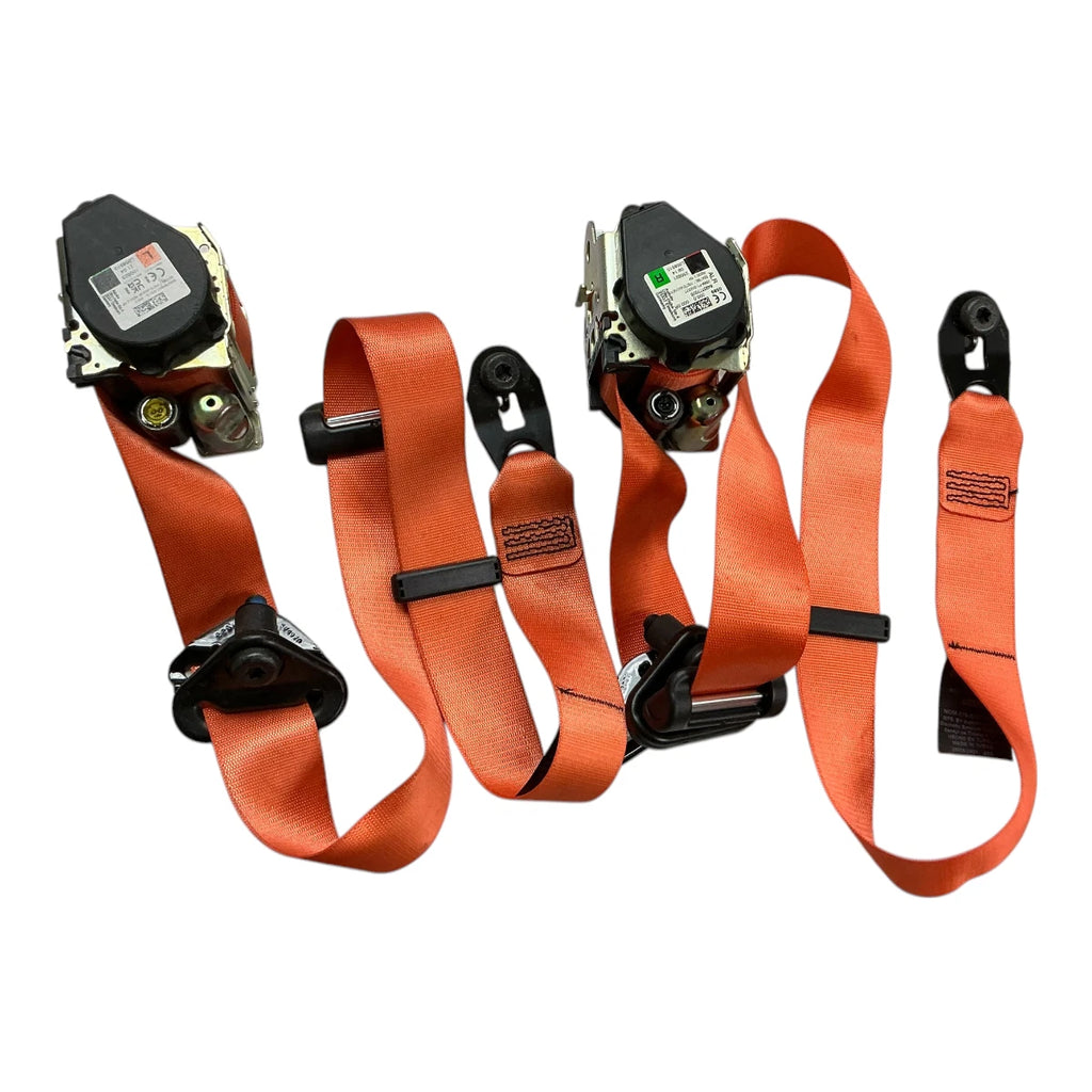 Set of 2 Front LH & RH Side Seat Belts for Ford Transit 150 250 350 (2020–2026) ORANGE