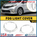 2X Fog Light Trim Cover Rings for Toyota Sienna SE (2011–2017)
