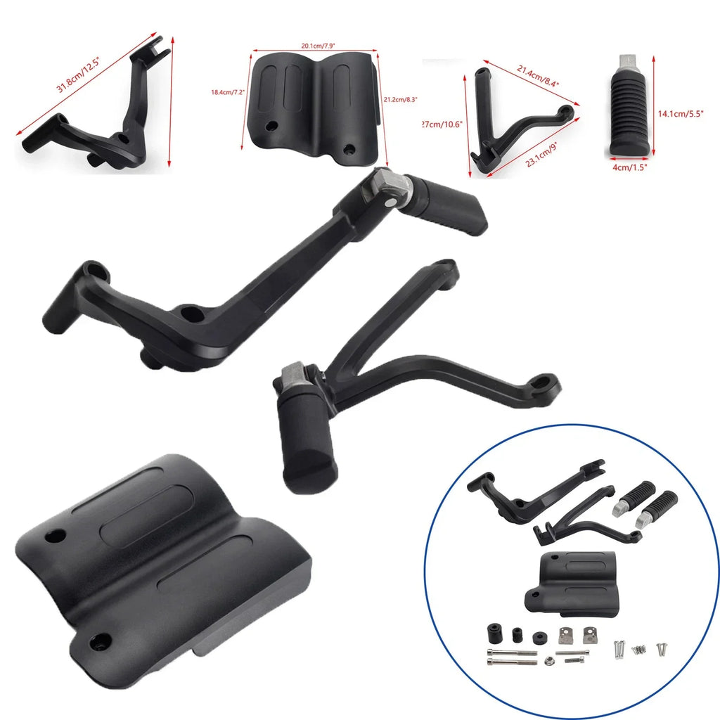 Passenger Footpeg Mount w/ Heat Shield for Harley Sportster S 1250 (21-22)