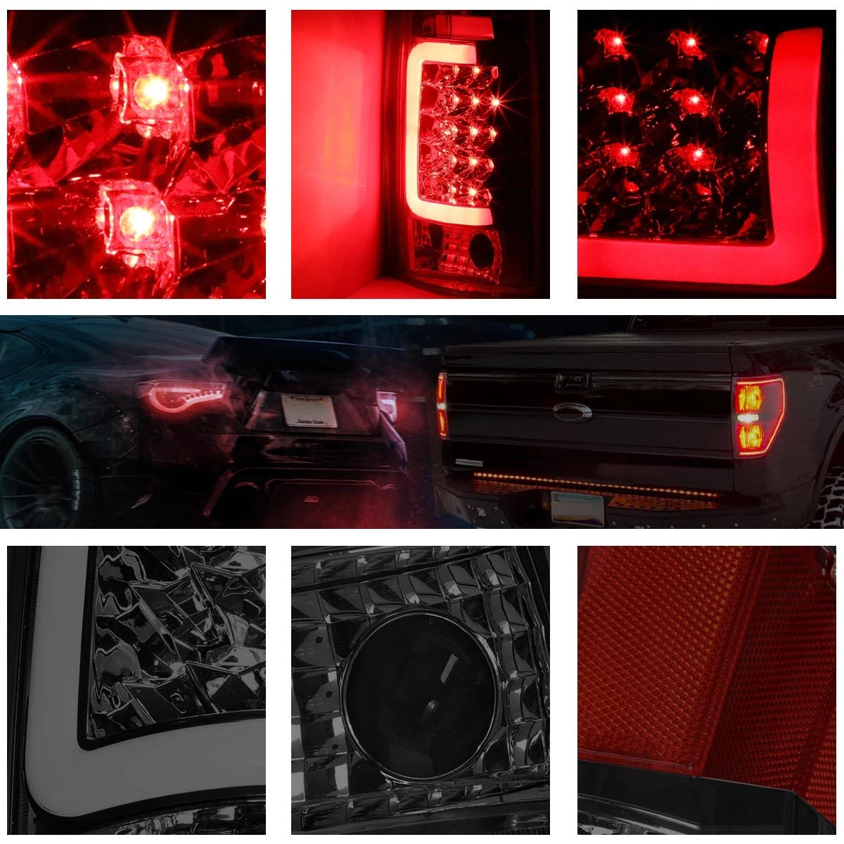 Full LED High Mount Third Tail Brake Light for Nissan Cube (2009–2014)