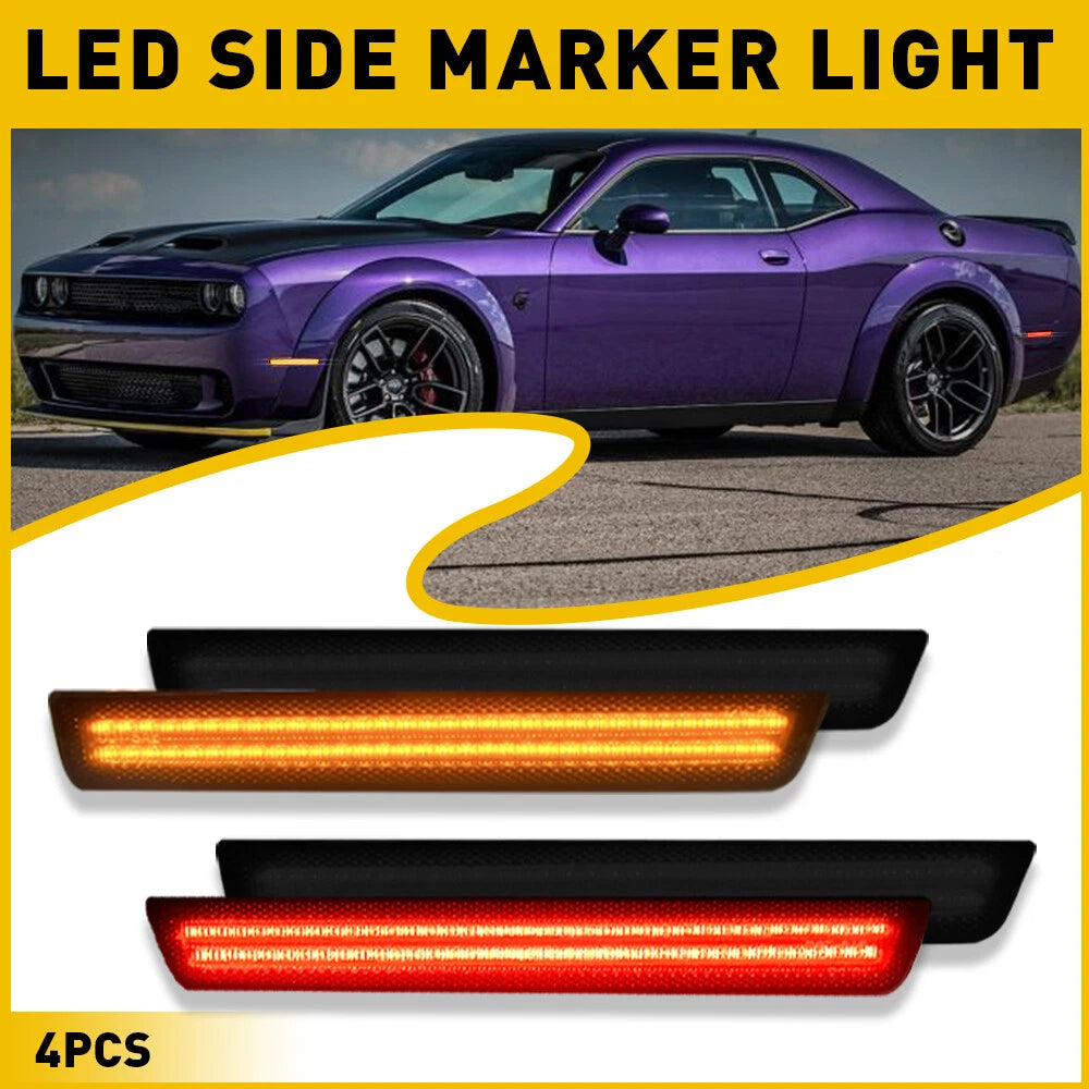 LED Side Marker Lights for Dodge Challenger (2015–2021)