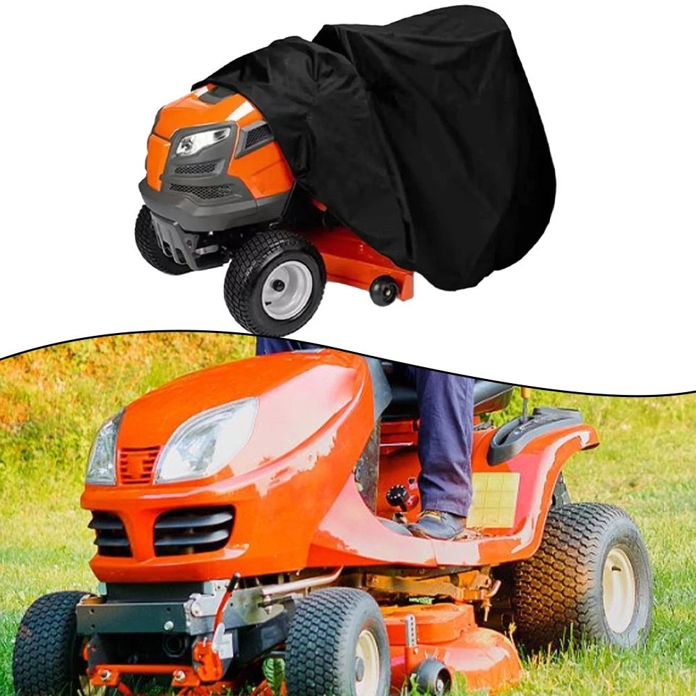 Lawn Mower Cover 600D Oxford Cloth Waterproof Dustproof 183x137x117