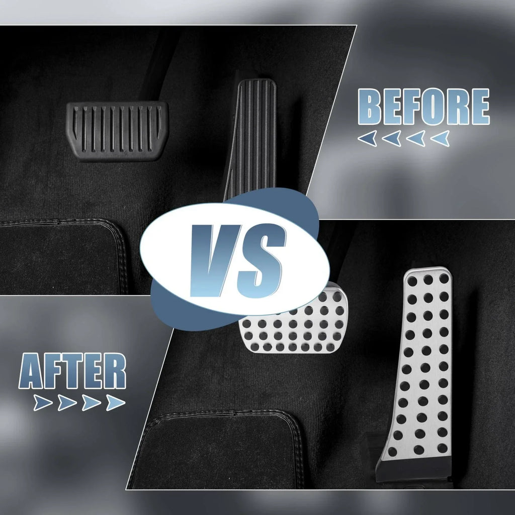 2 x Gas Brake Pedal Pads Covers for Mercedes-Benz C E S GLC GLK SLK Class