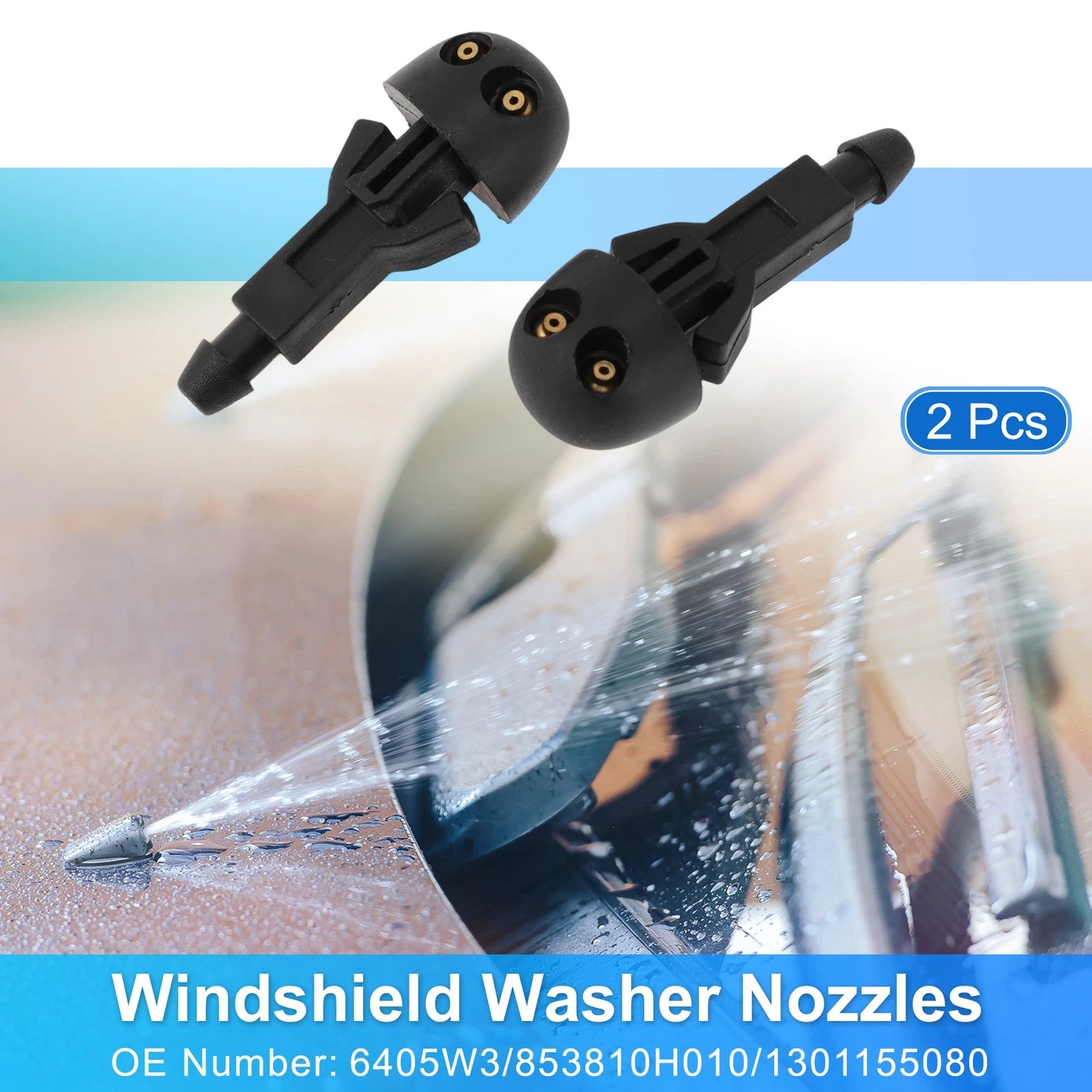 Windshield Washer Nozzle for Toyota Aygo/Citroen C1 (2005–2014) No.6405W3