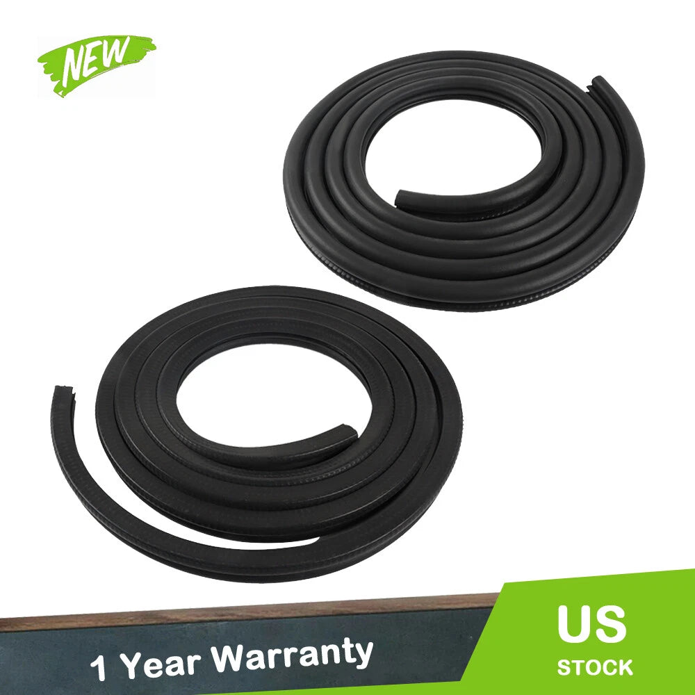 Set of 2 Rubber Door Weatherstrip Seals for Chevy GMC Tahoe Suburban Yukon (YYYY–YYYY)