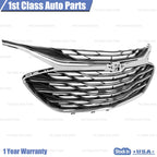 Set of 3 Chrome Grilles for Chevrolet Malibu (2019–2020)