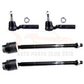 Set of 4 Front Inner Outer Tie Rod End Links for Saturn Aura (2007–2009)