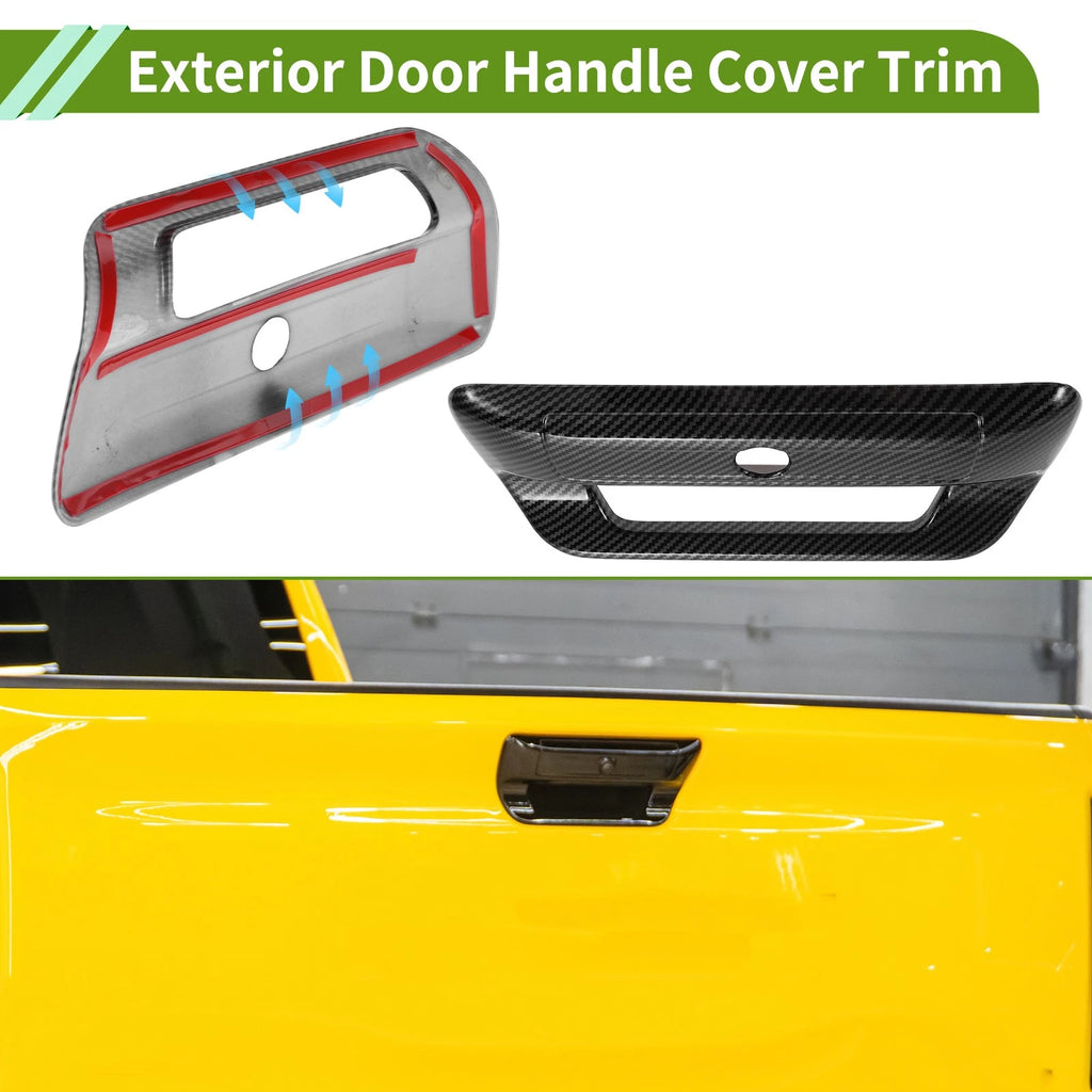 Exterior Door Handle Cover Trim for Dodge Ram 1500 2500 (2019–2025) ABS