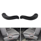 Black Front Rear Seat Recliner Handle Wrench Pair for Dodge Ram 1500 2500 3500