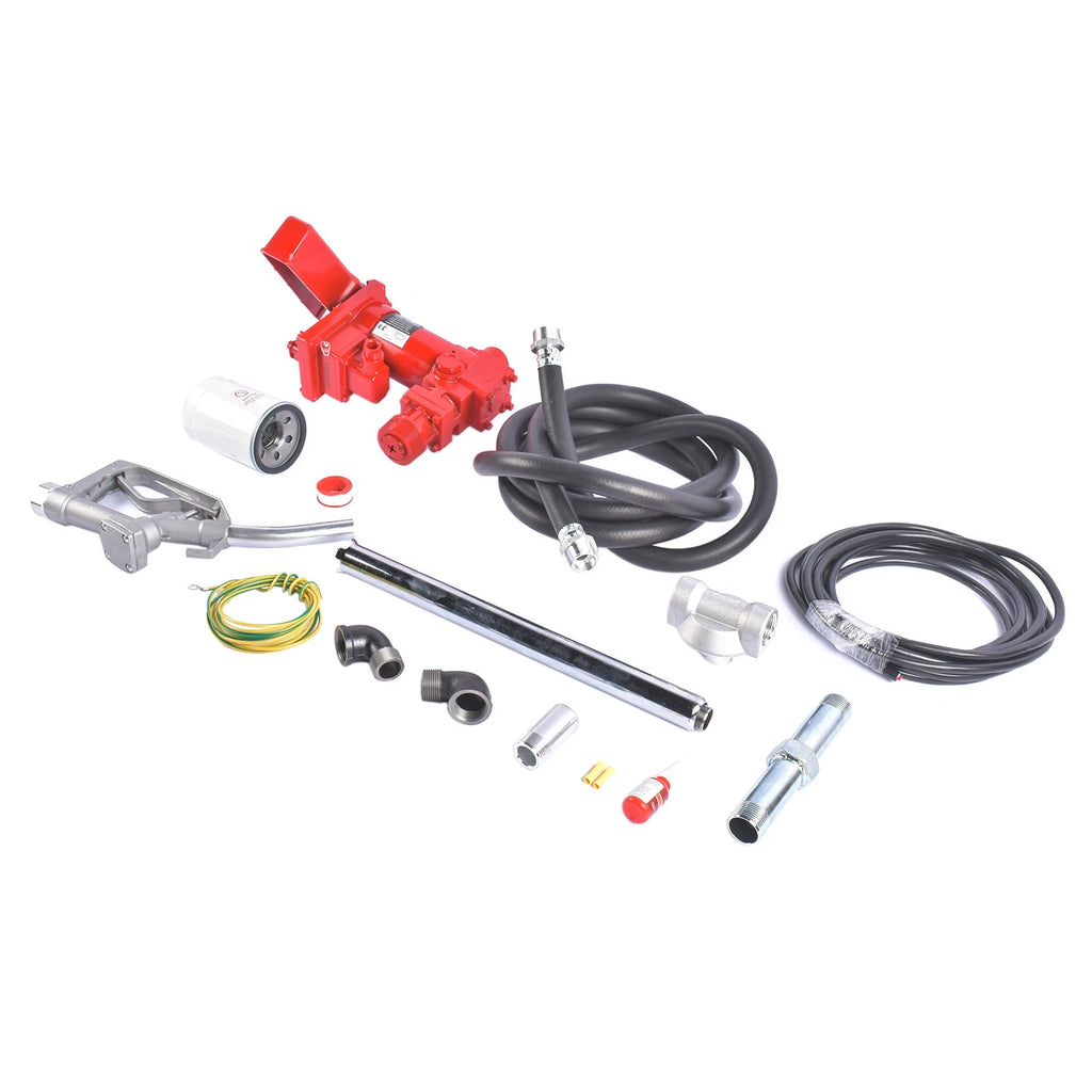 Fuel Transfer Pump 15GPM + Nozzle for Gas Diesel Kerosene (2010–2023)