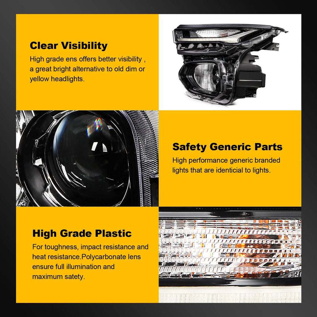 Left Driver Side Headlamp for Chevy Trailblazer (2021–2023)