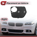 1 Pc Fog Light Grill for BMW X6 (2012–2014) No. 51117312606 Black