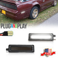 2X Smoked White LED Rear Side Marker Lights for Pontiac Trans Am Firebird (1982–1992)