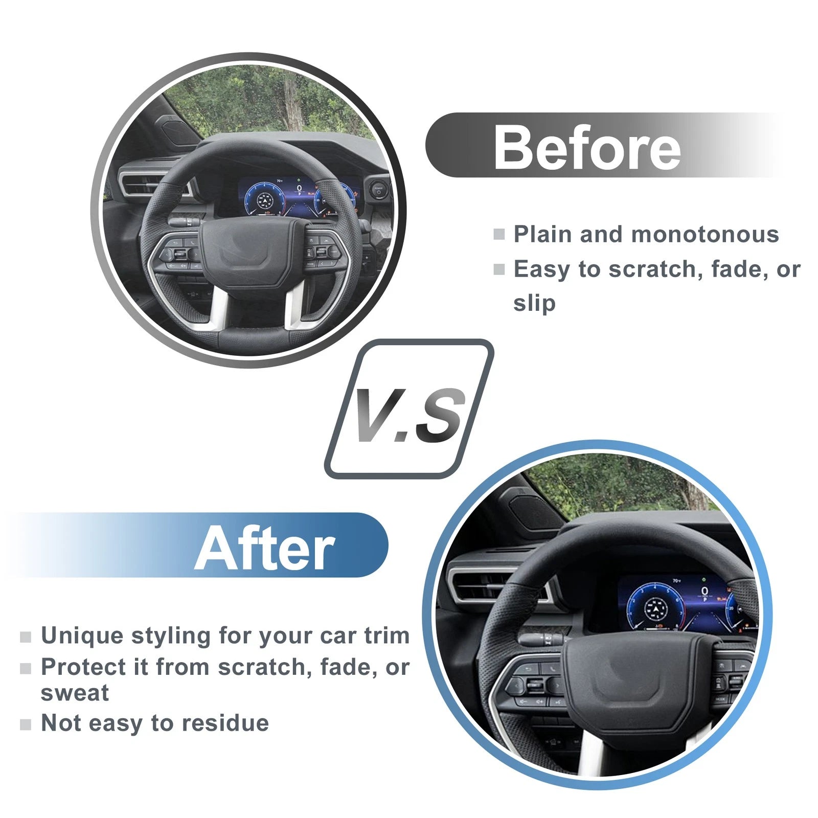 Air Condition Outlet Vent Trim Cover Frame for Toyota Tacoma (2016–2023) 1 Pair