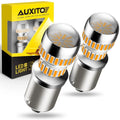 2X AUXITO 1156 LED Amber Tail Brake Stop Turn Signal Bulbs for
