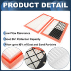 Engine Air Filter No. 642094280490 for Mercedes-Benz CLS500 (2006–2011) 1 Pair