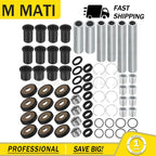 Set of 2 Rear Upper Lower A-Arm Bushing Shaft for Honda TRX680 FA/FGA TRX650 FA/FGA
