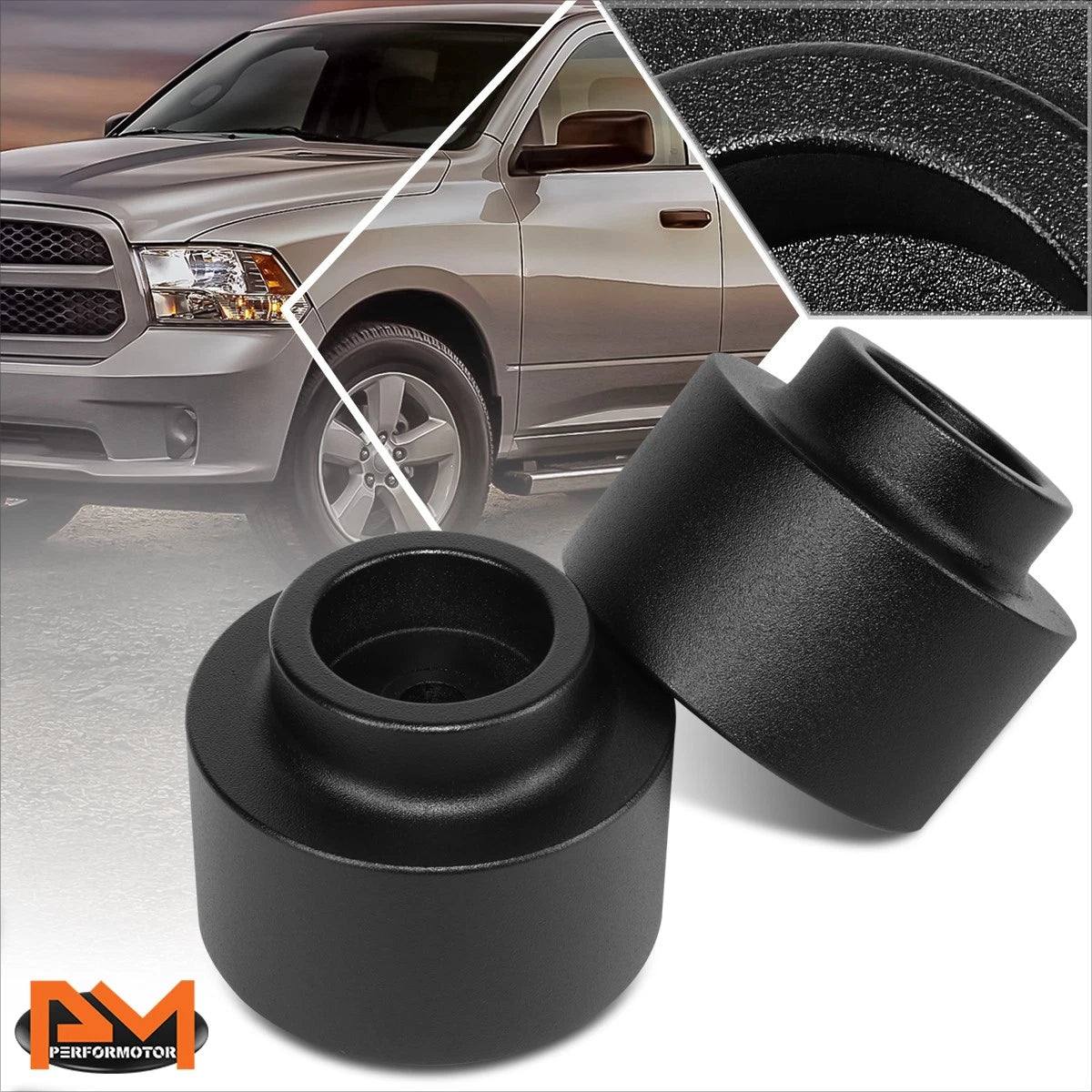 2" Leveling Lift Spring Spacers for Dodge Ram 1500 2WD 4WD (2009–2017)