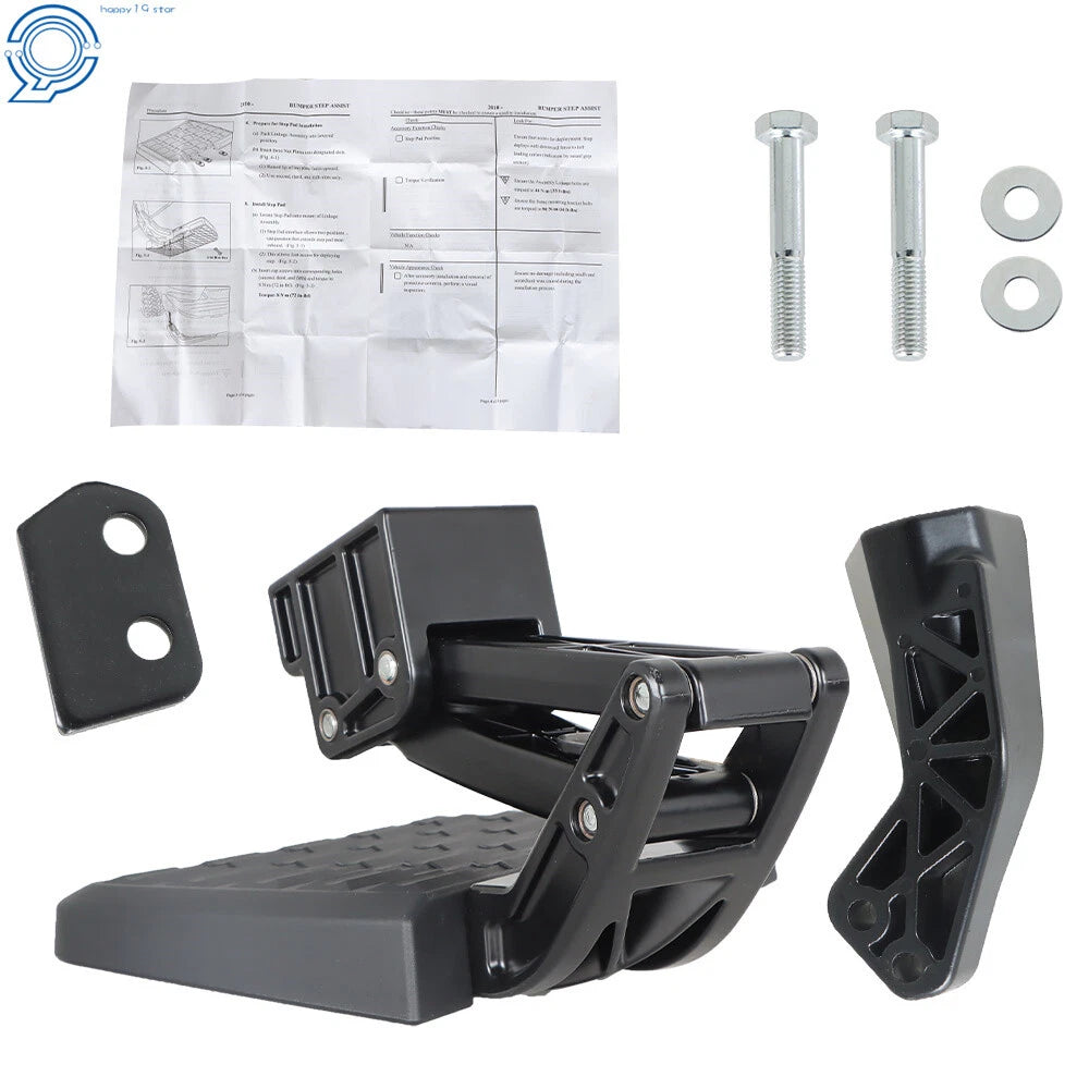 Retractable Bed Step for Toyota Tacoma (2012–2021) PT392-35100 Black Removable