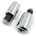 Chrome Bar End Slider Kit Rubber for Kawasaki Ninja ZX-10R (2006–2007)