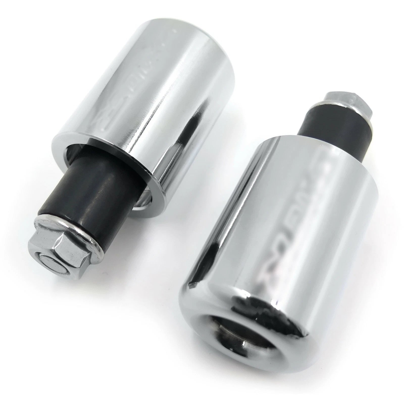 Chrome Bar End Slider Kit Rubber for Kawasaki Ninja ZX-10R (2006–2007)