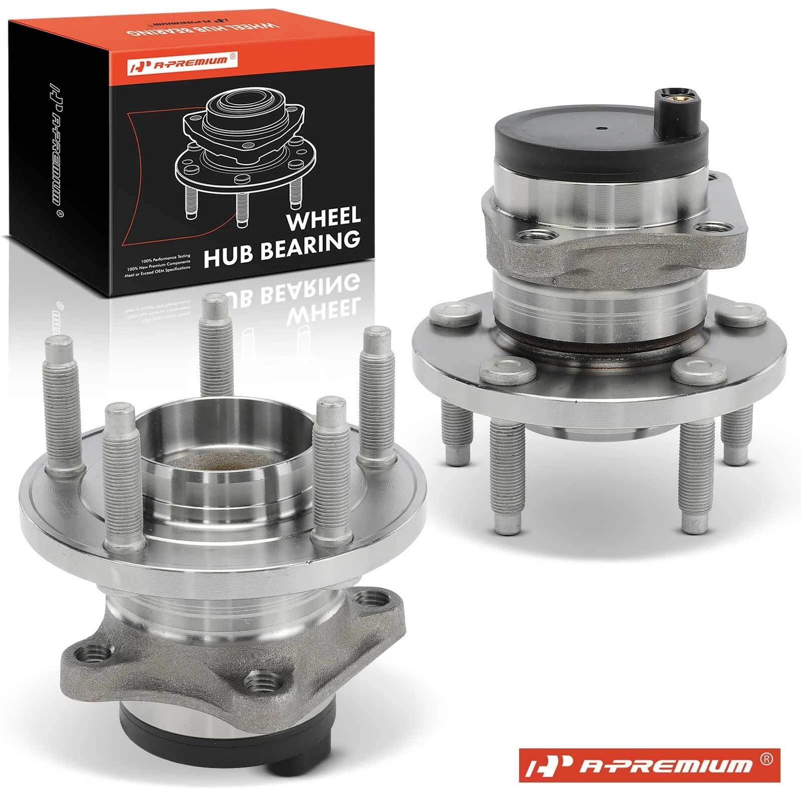 2X Rear Wheel Hub & Bearing Assembly for Ford Edge, Lincoln MKX (2009–2010)
